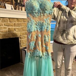 Blue Sherri hill gown